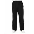 thumbnail image 1 of FRUIT OF THE LOOM Adult SofSpun Open-Bottom Pocket Sweatpants - SF74R - BLACK S, 1 of 3