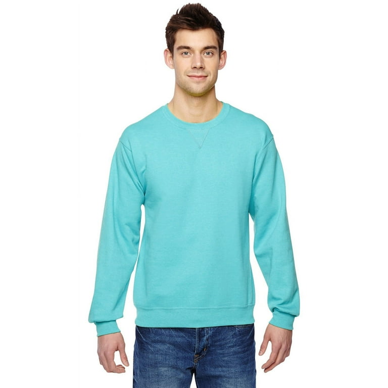 Fruit of the loom blue sweatshirt sale