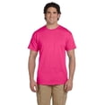 thumbnail image 1 of Fruit of the Loom Adult Unisex Short Sleeve Cyber Pink Cotton T-Shirts, Multi Pack, M - 3 Pack, 1 of 3