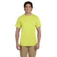thumbnail image 1 of Fruit of the Loom Adult Unisex Short Sleeve Neon Yellow Cotton T-Shirts, Multi Pack, 5XL - 3 Pack, 1 of 3