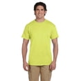 thumbnail image 1 of Fruit of the Loom Adult Unisex Short Sleeve Neon Yellow Cotton T-Shirts, Multi Pack, M - 3 Pack, 1 of 3