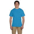 thumbnail image 1 of Fruit of the Loom Adult Unisex Short Sleeve Turquoise Hthr Cotton T-Shirts, Multi Pack, S - 3 Pack, 1 of 1