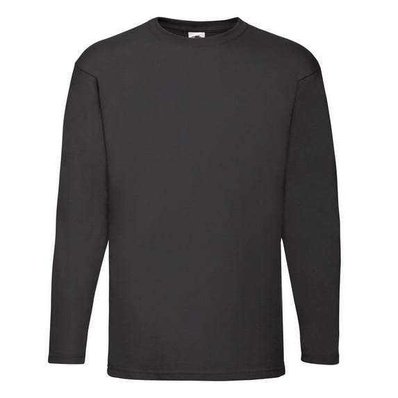 Fruit of the Loom Adult Valueweight Plain Long-Sleeved T-Shirt