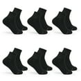 thumbnail image 1 of Fruit of the Loom All Day Comfort Women's Socks, Sizes 4-12, 6-Pack, 1 of 12