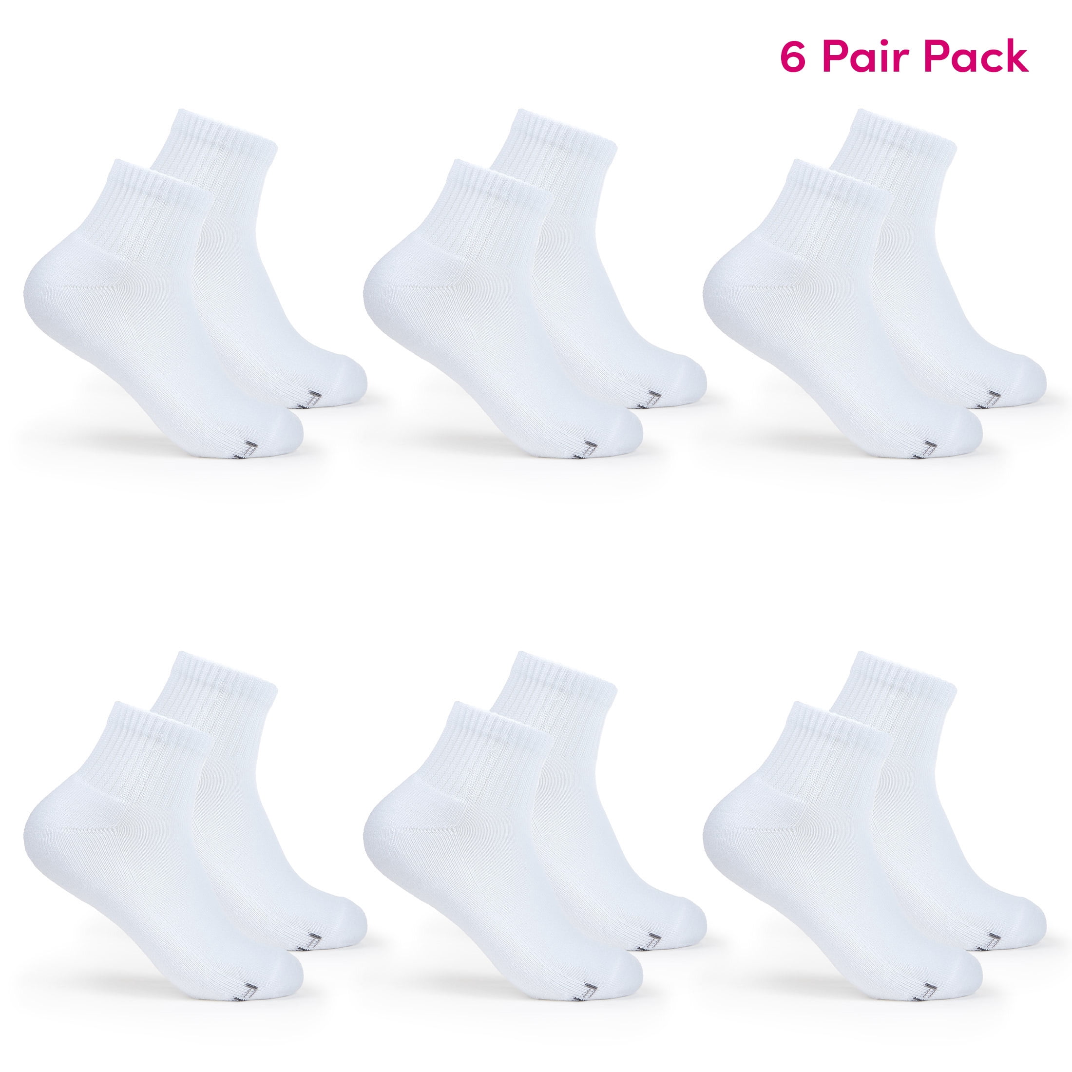Fruit of the Loom All Day Comfort Women's Socks, Sizes 4-12, 6