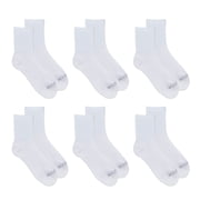 Fruit of the Loom All Day Comfort Women's Socks, Sizes 4-12, 6-Pack