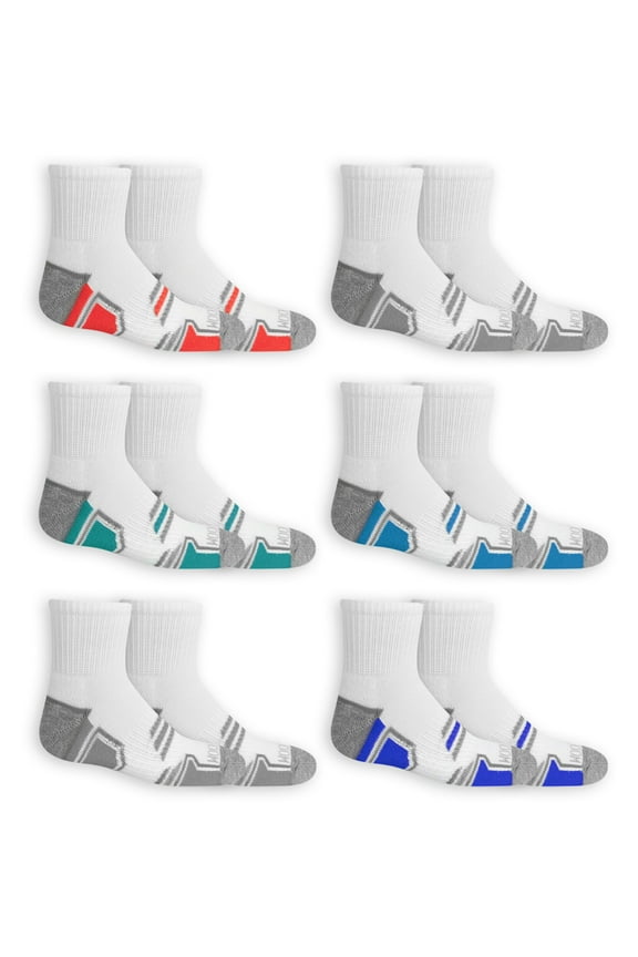 Ankle Durable Super Soft Printed Socks (Big Boys or Little Boys) 6 Pack