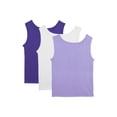 thumbnail image 1 of Fruit of the Loom Assorted Layering Tank Undershirts, 3 Pack (Little Girls & Big Girls), 1 of 3