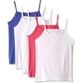 thumbnail image 1 of Fruit of the Loom Assorted Wear Me Two Ways Camis, 5 Pack (Little Girls & Big Girls), 1 of 5