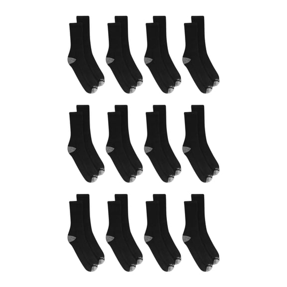 Fruit of the Loom Athletic Socks, 12 Pack