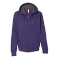 thumbnail image 1 of Fruit of the Loom B23010576 Womens Sofspun Full-Zip Hooded Sweatshirt, Heather Grape - Extra Large, 1 of 3