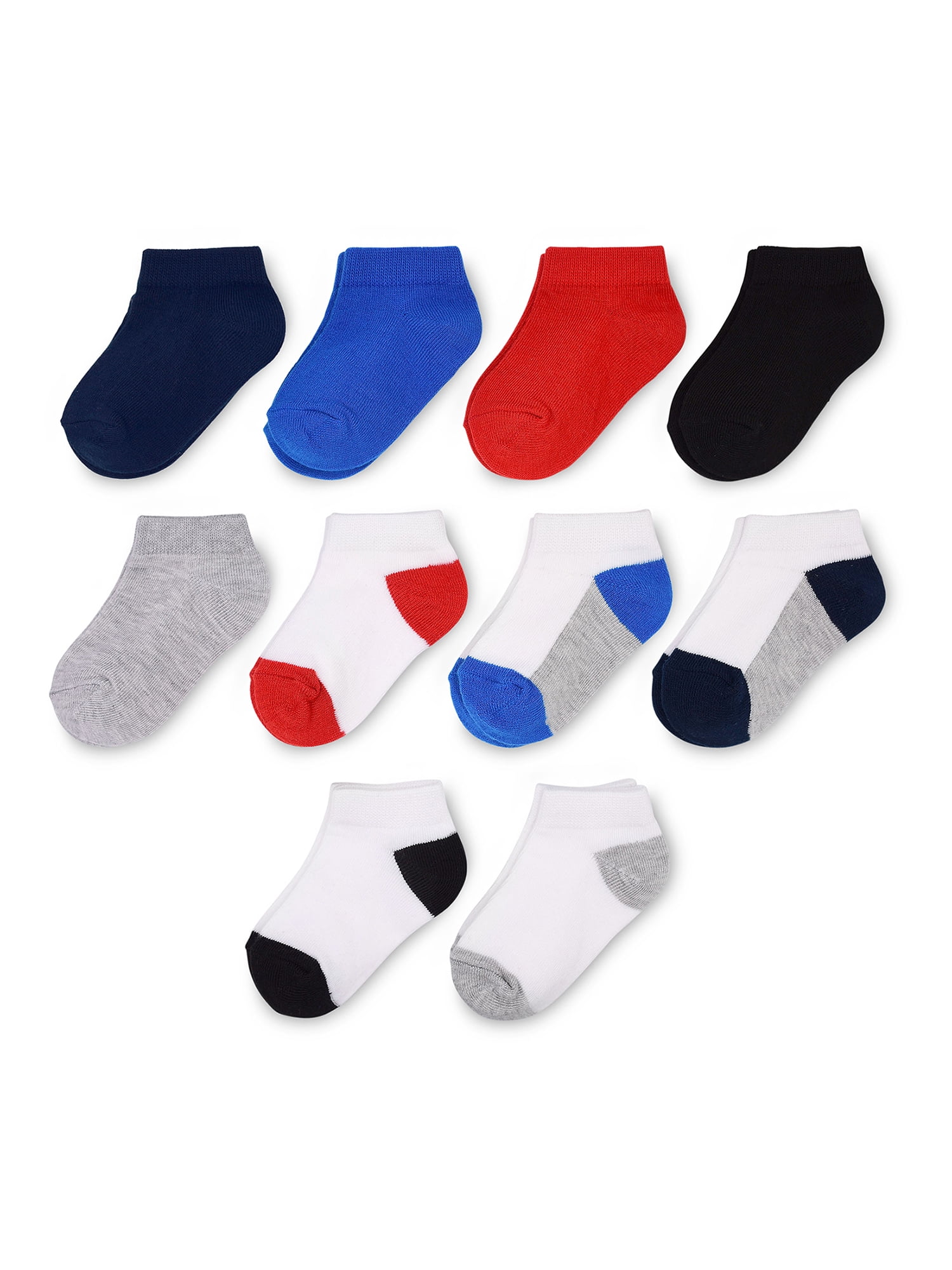 Fruit of the Loom Baby and Toddler BoyLow Cut Sock, 10 Pack (6M-5T ...