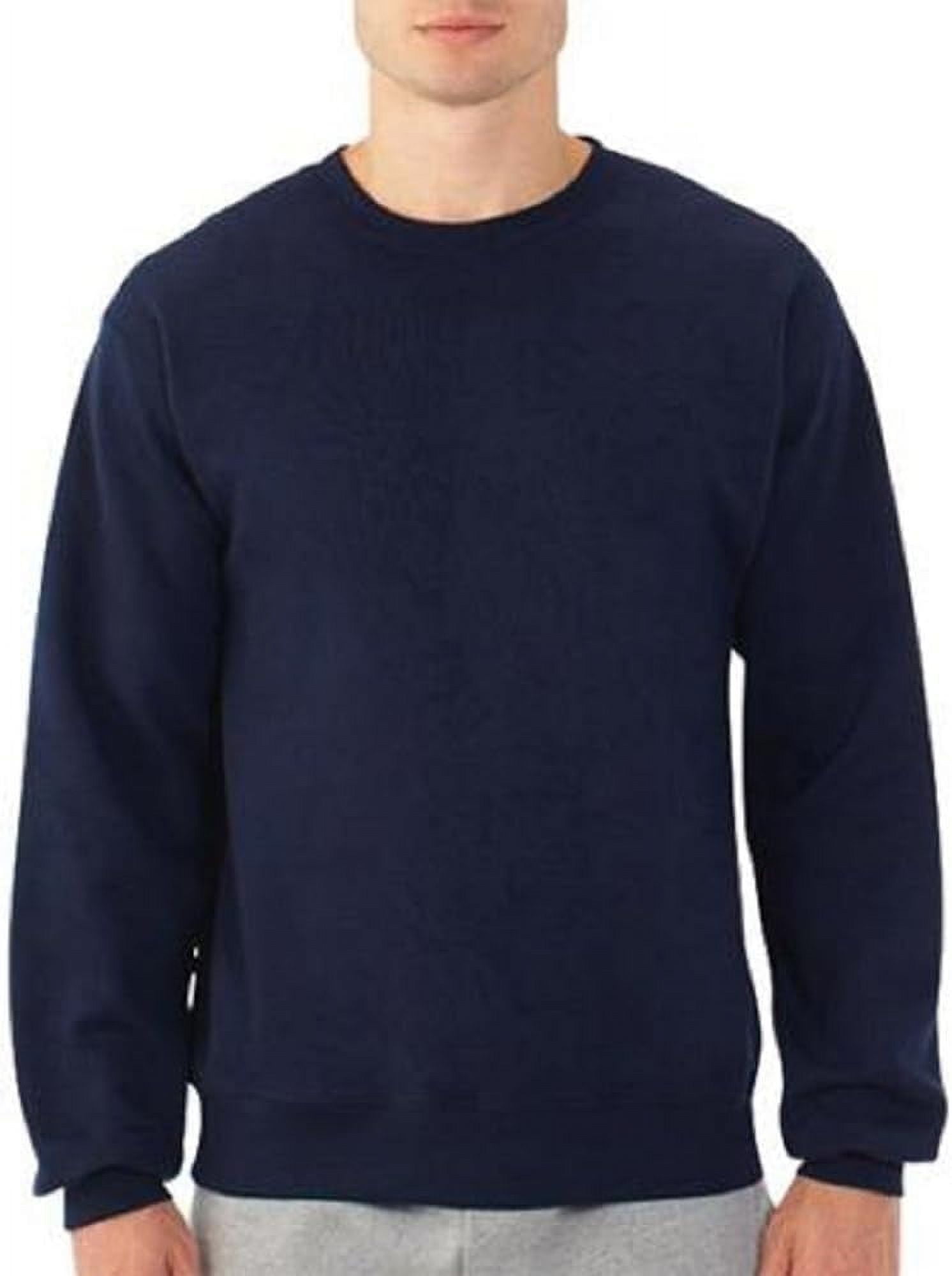 Fruit of the Loom Best Collection™ Men's Fleece Crew Large JNAVY