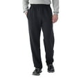 thumbnail image 1 of Fruit of the Loom Best Collection Men's Fleece Elastic Bottom Pant,Black, XL, 1 of 3