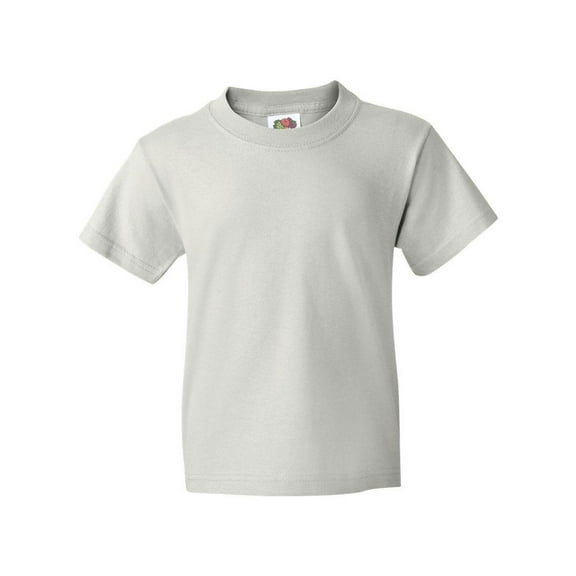 Fruit of the Loom Big Boy's Ribbed Collar Half-Sleeve T-Shirt, Style 3930B