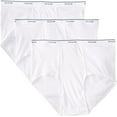 thumbnail image 1 of Fruit Of The Loom Big Men's 100% Cotton Classic White Briefs, Value Pack, 1 of 2