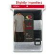 thumbnail image 1 of Fruit of the Loom® Big Men's 4 CREWS TEE 3XL "100% Cotton~Slightly Imperfect"   Black/Gray, 1 of 7