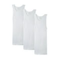 thumbnail image 1 of Fruit of the Loom Big Men's A-Shirt Tank Undershirts, 3-Pack, 1 of 10