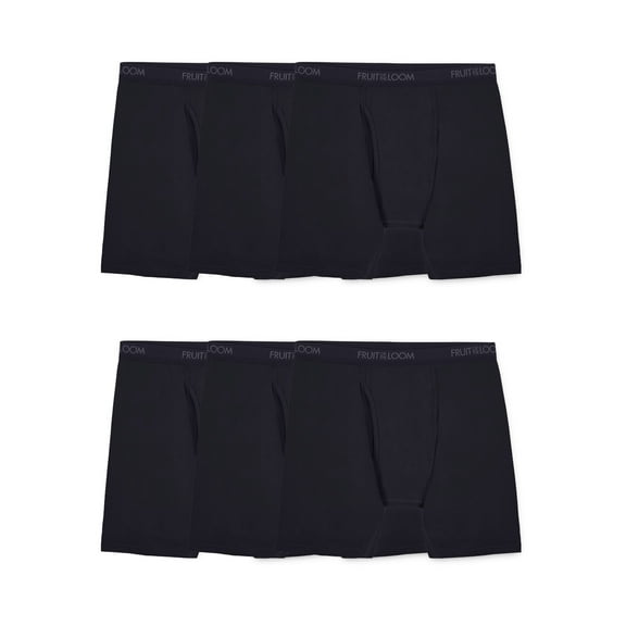 Fruit of the Loom Big Men's Cotton Stretch Boxer Briefs, 6-Pack