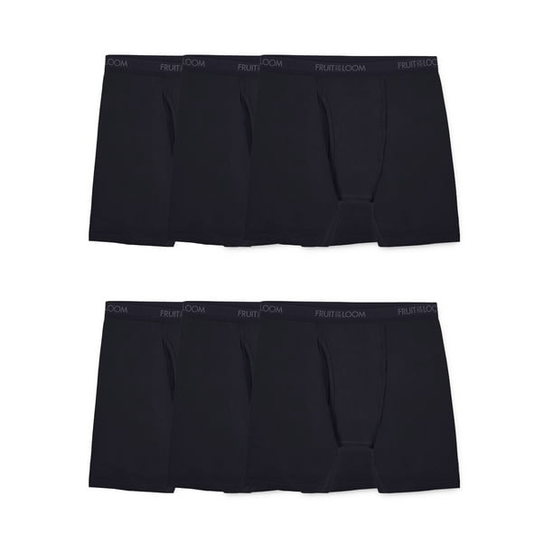 Fruit of the Loom Big Men's Cotton Stretch Boxer Briefs, 6Pack