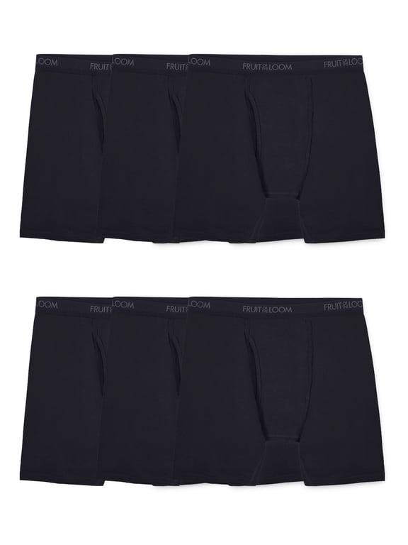 Big Men's Cotton Stretch Boxer Briefs, 6-Pack