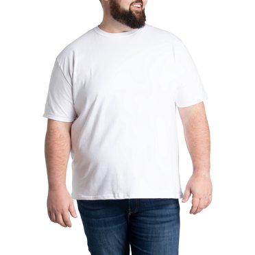 Fruit Of The Loom Big Men's Crew Pocket T-Shirt – 2XL 3XL 4XL 100% Cotton