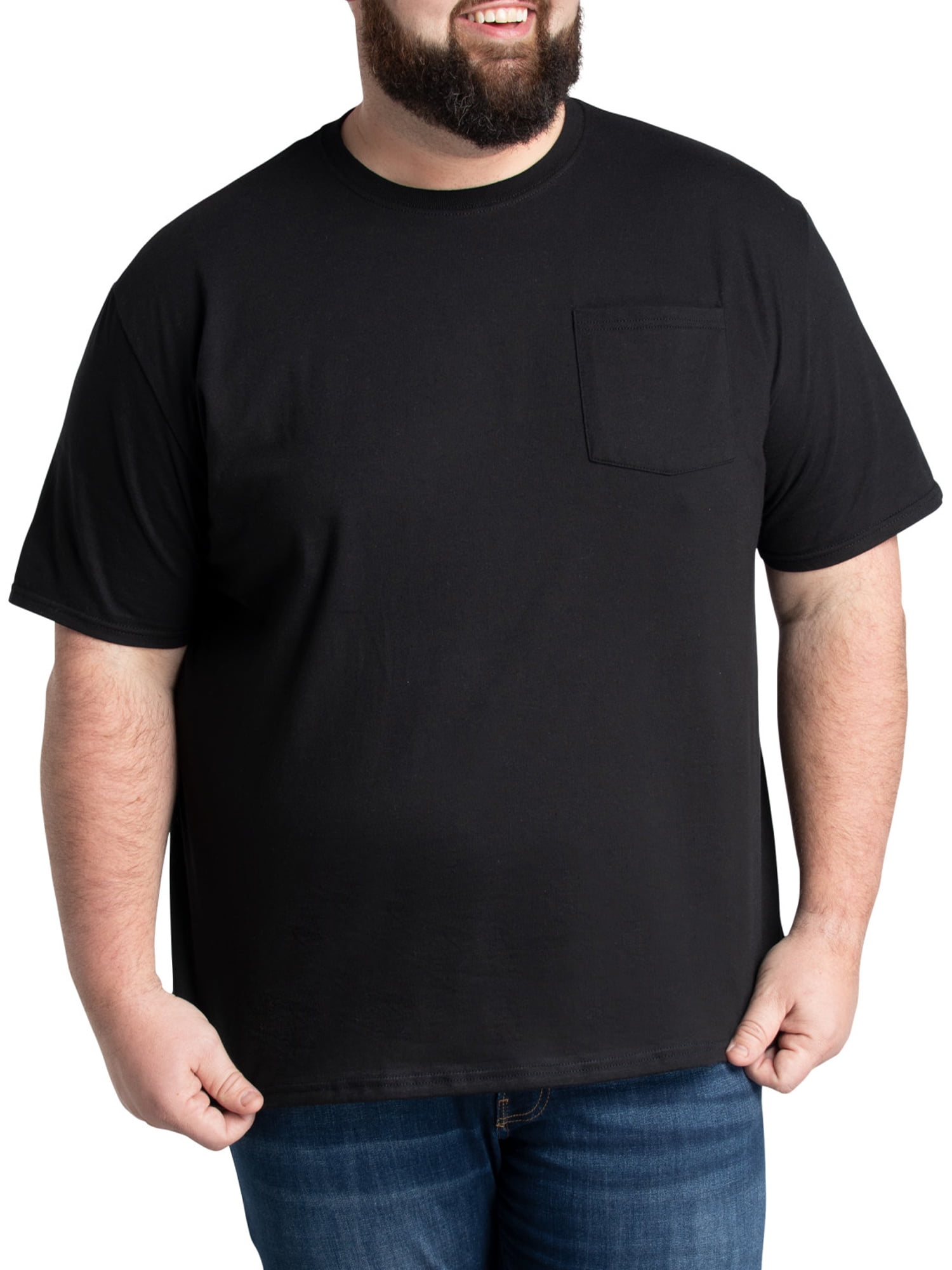 Fruit of the Loom Big Men's Eversoft Pocket TShirt, Sizes 2XB4XB