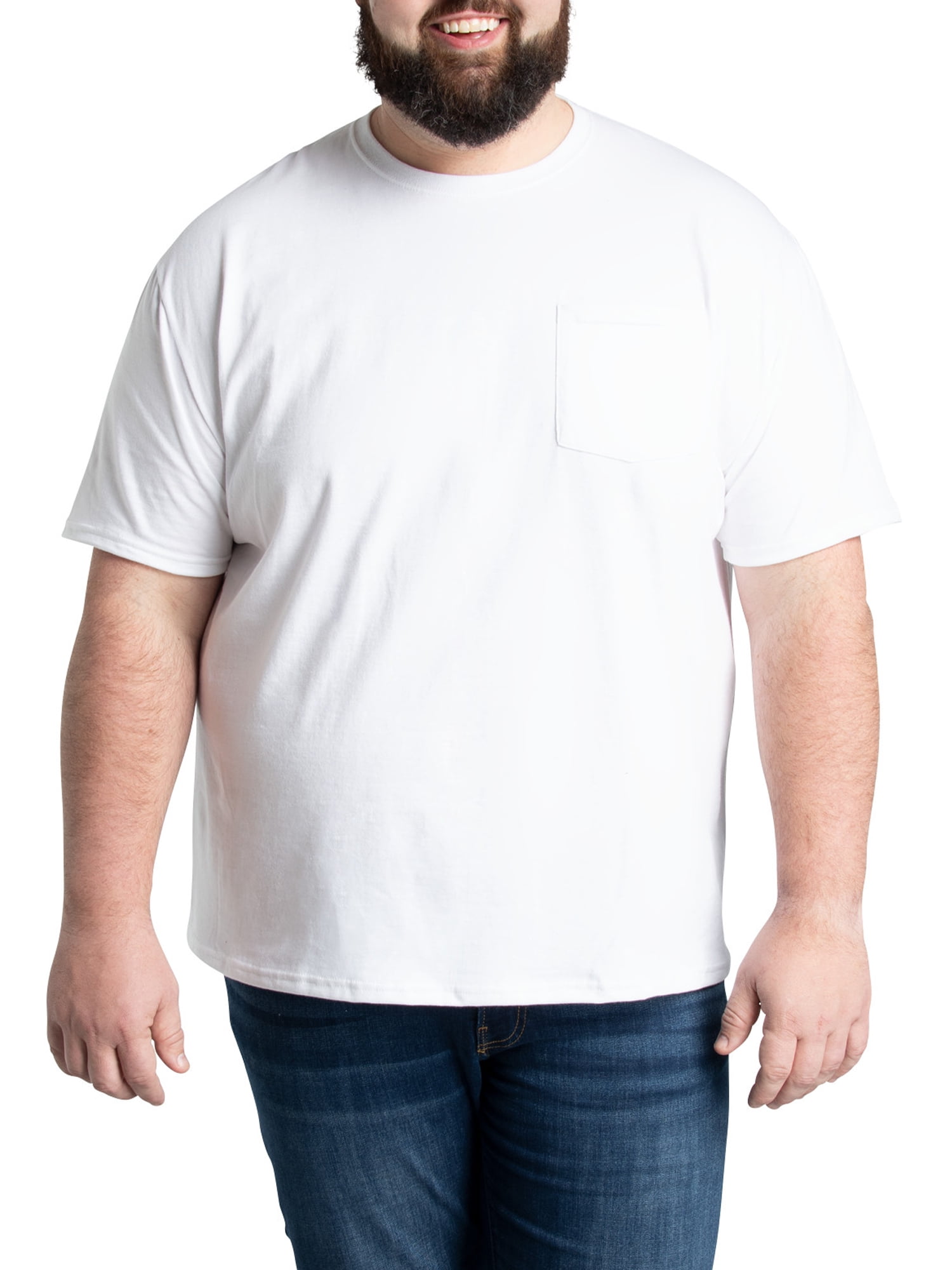 Fruit of the Loom Big Men's Eversoft Pocket TShirt, Sizes 2XB4XB