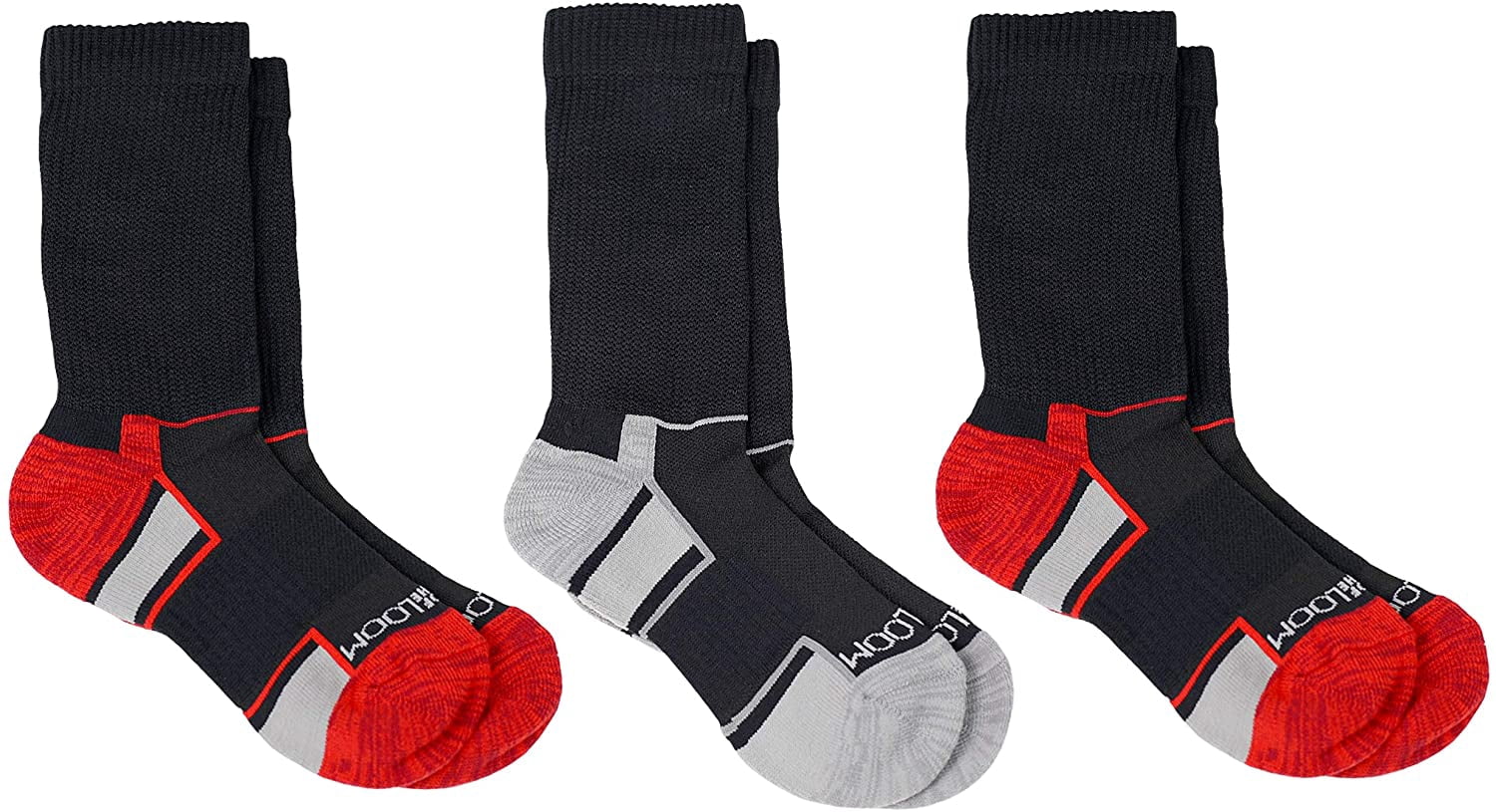 Fruit of the Loom Boy's Breathable Cooling Nylon 3 Pack Crew Socks ...