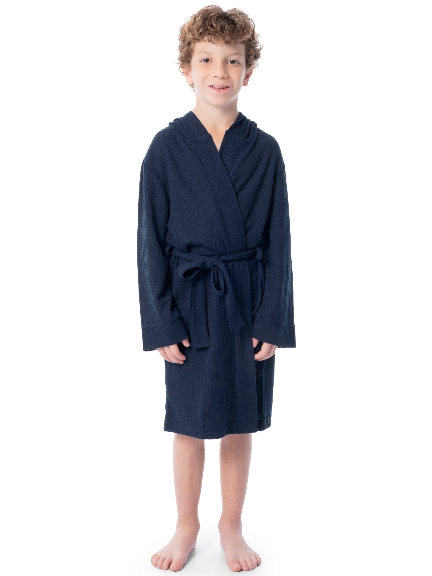 Fruit of the Loom Boy's & Girl's Waffle Pajama Sleep Robe, Sizes 4/5 -14/16