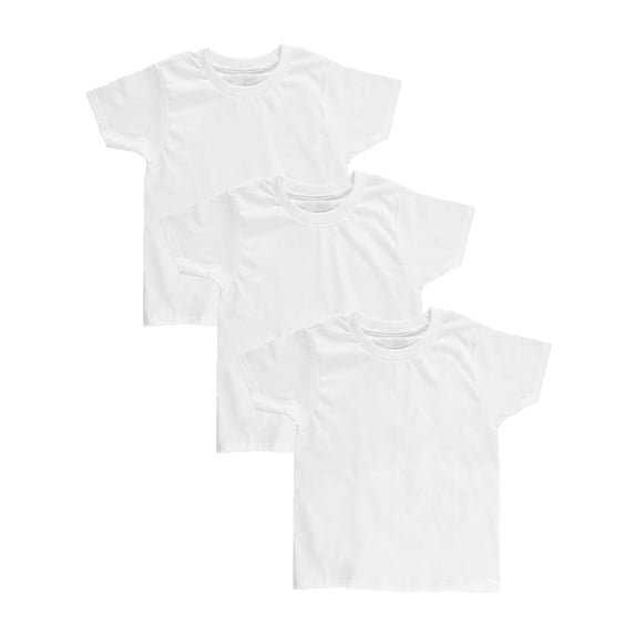 Fruit of the Loom Boy's Classic Crew Neck Short Sleeve T-Shirt, 3 Pack