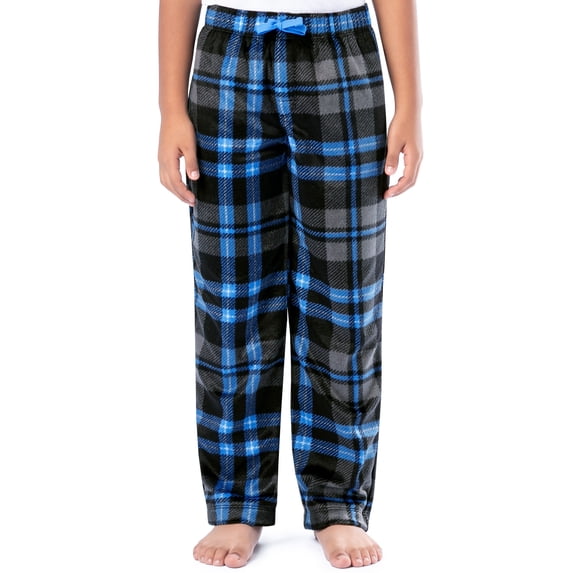 Fruit of the Loom Boy's Pajama Sleep Velour Fleece Pant, Sizes 4-16
