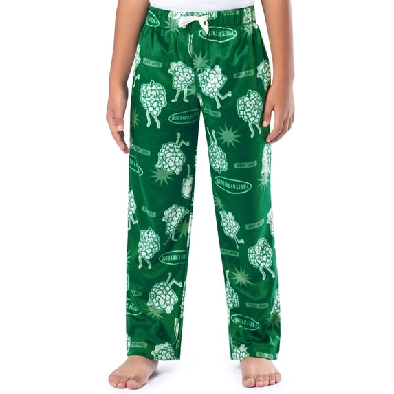 Fruit of the Loom Boy's Pajama Sleep Velour Fleece Pant, Sizes 4-16