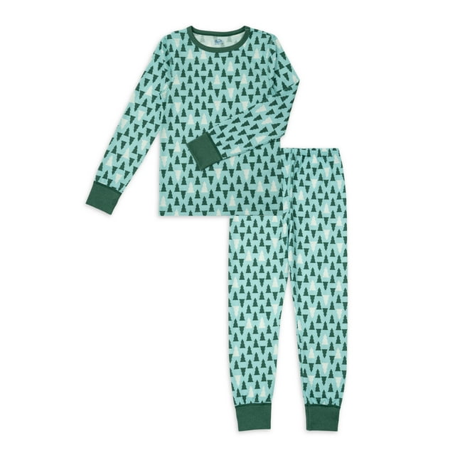 Fruit of the Loom Boy's & Girl's Holiday Thermal Top and Bottom Set, Sizes 4-18