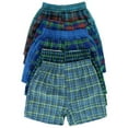 thumbnail image 1 of Fruit of the Loom Boy's Tartan Plaid Boxers Assorted (7 Pack), 1 of 7