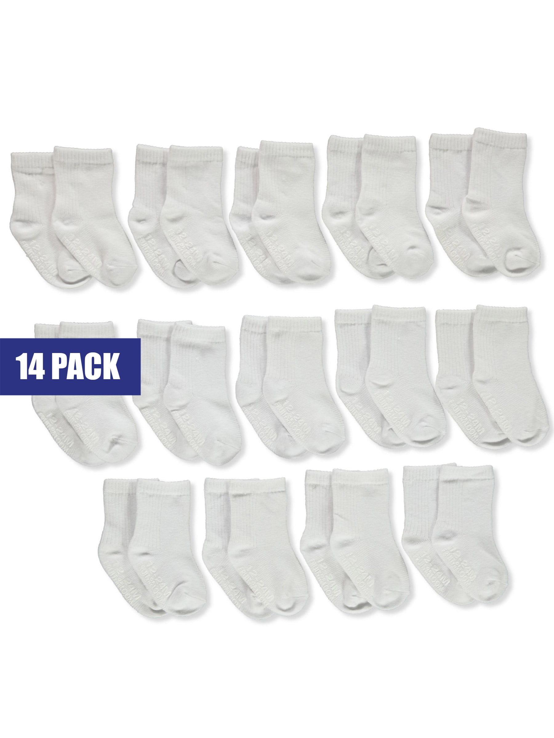 Baby Pack Grow & Fit Flex Zones Cotton Stretch Socks, 0-6