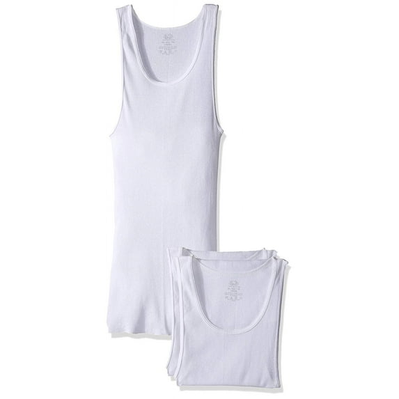 "Fruit of the Loom Boys` 3-Pack White A-Shirt, S, White"