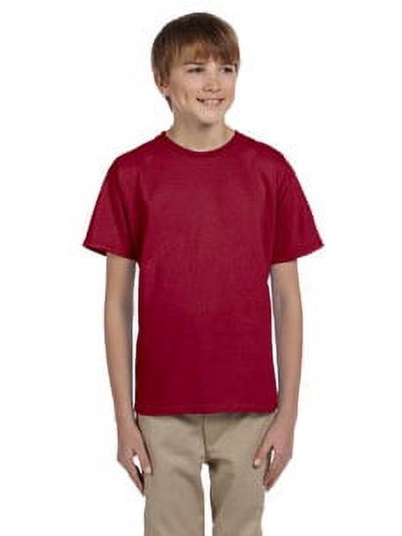 Fruit of the Loom Boys 4-12 HD Cotton Youth Tee