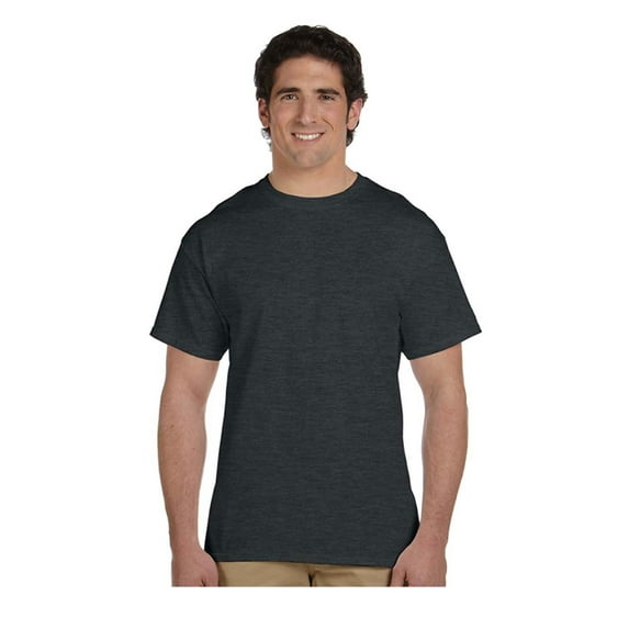 Fruit of the Loom Boys 4-12 Ribbed Collar Half-Sleeve T-Shirt