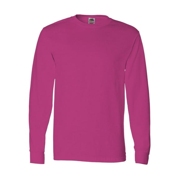 Fruit of the Loom Boys 6-20 HD Cotton Long Sleeve T-Shirt