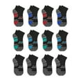 thumbnail image 1 of Fruit of the Loom Boys Active Ankle Socks, 12 Pack, 1 of 5