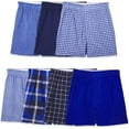 thumbnail image 1 of Fruit of the Loom Boys' Boxer Shorts, Woven - 7 Pack - Assorted, Medium, 1 of 6