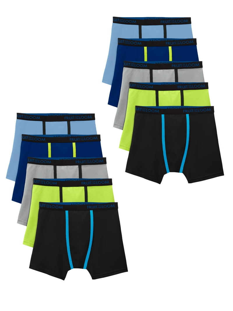 BEASTBOYS／Sサイズ【 Fruit of the Loom BEST 】 Fruit of the Loom Boys' Breathable Lightweight Boxer Briefs, 10