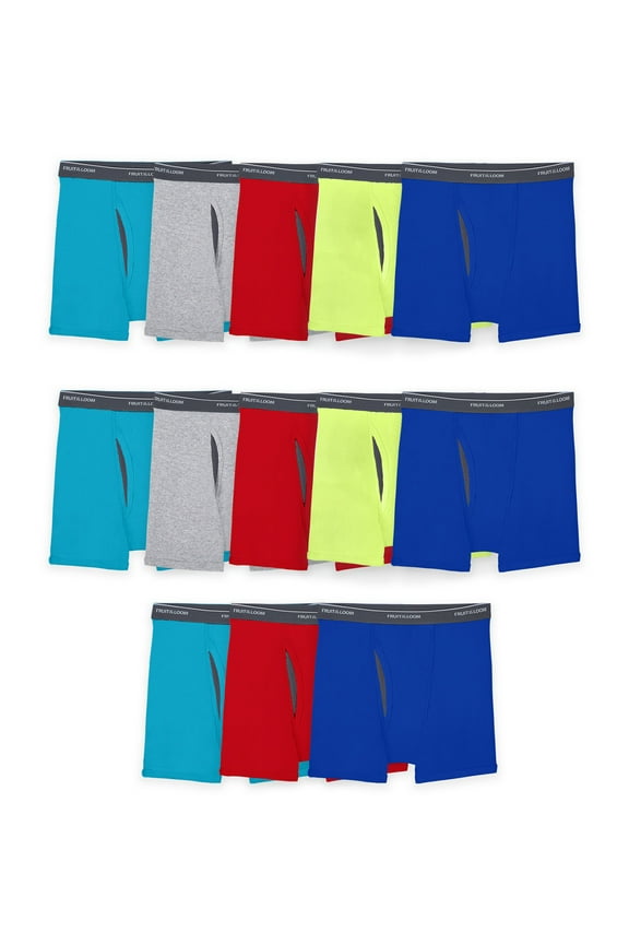 Boys' CoolZone Boxer Briefs, 10+3 Bonus Pack