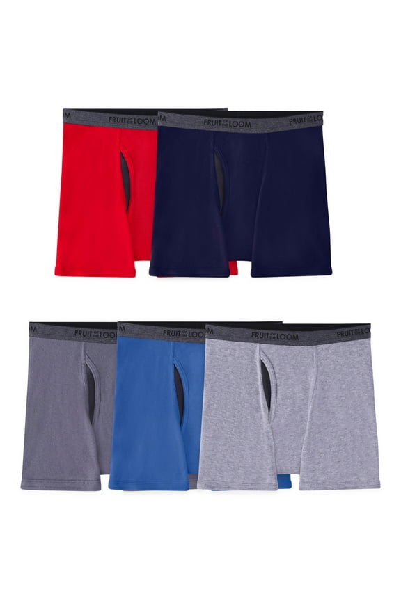 Boys' CoolZone Boxer Briefs, 5-Pack, Sizes S-XL