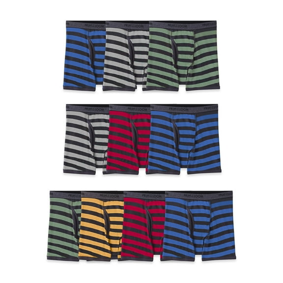 Fruit of the Loom Boys' CoolZone Boxer Briefs, 7+3 Bonus Pack