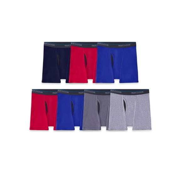 Fruit of the Loom Boys' CoolZone Boxer Briefs, 7 Pack, Sizes S-XL