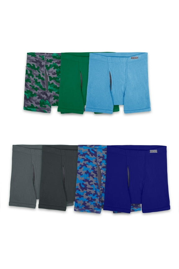 Boys' CoolZone Boxer Briefs, 7 Pack, Sizes S-XL