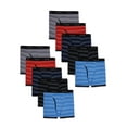 thumbnail image 1 of Fruit of the Loom Boys' Cotton Boxer Briefs, 10 Pack, Sizes S-XL, 1 of 9