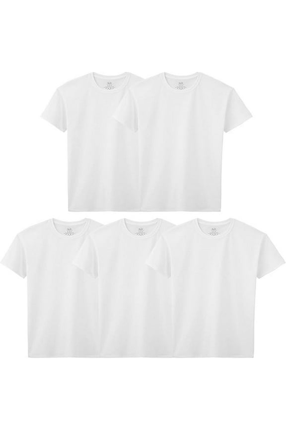 Fruit of the Loom Boys' Cotton White T Shirt